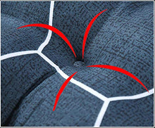 BoruisX Cuscino Lungo per Panca con Lacci di Fissaggio, Cuscino per Panca da 2 a 3 posti, spazioso Comodo e Spesso, per Giardino e Interni (Stile 3,48 * 120 CM)