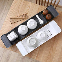 AnnYGJ Vassoi Vasca da Bagno, Vasca da Bagno di Plastica Rack Piatto Doccia Estensibile Rack di Stoccaggio Cremagliera per La Cucina Caddy Bagno Pulito Scolapiatti, 55-78cm (Colore : A)