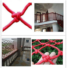 AI LI WEI Protective Net Decoration/Sicurezza Bambini Ringhiera Protezione Net Net, Uccello Rope Net Safety Net Bambino Rete di Sicurezza Nylon Rosso Net Net Cat murale Parete Net (Size : 1x7m)