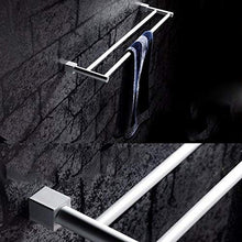 Accessori hardware per la casa porta asciugamani in alluminio a parete con doppio portasciugamani