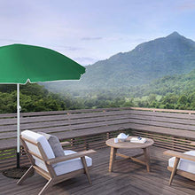 Relaxdays Base per Ombrellone Semicircolare, da Esterno, Appesantito, Giardino & Terrazza, Aste D 38mm, 50x32, Marrone