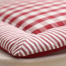 eewopjkj Set di 4 Cuscini per sedie Cuscini per sedili Cuscini per Sedia Cuscino per Schienale Alto Cuscino per Sedia da Giardino in Cotone e Lino con Orlo Design con Cravatta Cuscino per Sedile a s