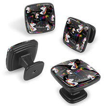 Unicorns dreams Pomelli per Porta Set di 4 Pomelli per Mobili Manopole per Cassetti Cucina Armadio Vetro