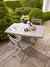 GROSFILLEX Vega Tavolo, PVC, Grigio, 118 x 77 x 72 cm