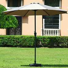 HXCD Ombrellone da Giardino con Protezione dai Raggi UV Ombrellone da Giardino per Esterni da banco Patio per pranzi Estivi Accessorio 2.7m
