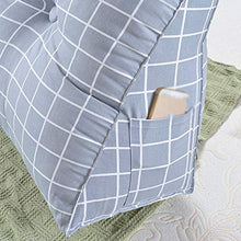 YAHAO Cuscino Comodo Triangolare Cuscino di Lettura Letto Divano Sfoderabile Cerniera Complessivamente Lavabile,F-200 * 50cm