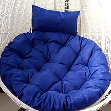 LLKK - Cuscino rotondo per sedia Papasan, con cuscino, per sedia a dondolo da appendere senza supporto, per patio