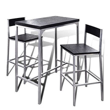 vidaXL Set da Bar Alto Tavolo Sgabelli Cucina da Interno Contatore Colazione