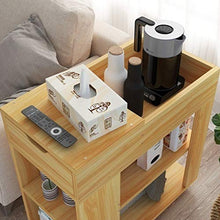 HUGUJ Tavolino tè con Side Angolo di 60 cm di Lunghezza, 30 cm di Larghezza Semplice Piccola Domestica Comodino, Mobile Sofa