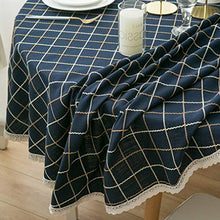 Tovaglie Rotonde In Tovaglia a Reticolo, Proteggi Tavolo Resistente Alle Macchie E Lavabile, Tovaglia Per Ristorante Per Banchetti, Cucina E Cena Per Le Vacanze