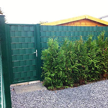Thermoplast - Set di 6 strisce di protezione per privacy, 9,5 cm x 52 m, verde