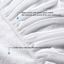 Melunda Coprimaterasso Impermeabile - 100 x 200 cm - Coprimaterasso in Cotone - Elasticizzato - Ipoallergenico, Antiacaro e Dermatologicamente Testato