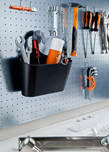 toyma Set di 2 robusti cestini portaoggetti universali da appendere per bagno, doccia, cucina, cantina, WC, garage, ecc. in azzurro