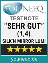 Silk'n MirrorLumi - Specchio a LED per Uso Manuale o su Base - Ingrandimento Fronte/Retro: 1x e 5x - Bianco - 1 Pezzo