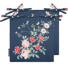 Celina Digby® Set di 2 cuscini impermeabili da giardino con comoda imbottitura in schiuma per esterni o veranda, dimensioni 42 x 42 cm, 40,6 x 40,6 cm (rose garden floreale)