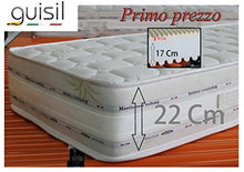 Guisil Materasso H22 Memory Water Foam Misura Francese Non SFODERABILE Anallergico 140X190