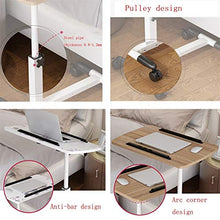 RKRLJX Computer Tavolino Regolabile Tavolo Portatile per Laptop, Pieghevole, elevabile, Rosa, 60x40 cm, Adatto per Adulti e Bambini