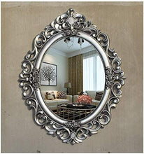 Specchio Decorativo per Il Bagno retrocesso del Bagno a Muro (Color : Silver)