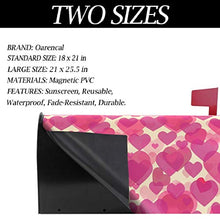 San Valentino rosa cuori casella postale copertura magnetica giardino cortile decorazione casa dimensioni standard 53,3 cm x 45,7 cm