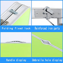 Rund Tavolo da Campeggio Pieghevole 4FT 1.2 M Tavolo da Picnic Regolabile in Alluminio per Cucina da Interno E da Esterno, Cucina, Ristorazione, Buffet E Giardino(Color:Verde)
