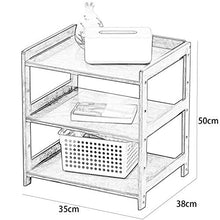 Comodino di Carico Forte Aperto Storage Semplice Moderno Mensola Salvaspazio Casa Camera Da Letto Creativo Armadio 35X38X50CM FANJIANI