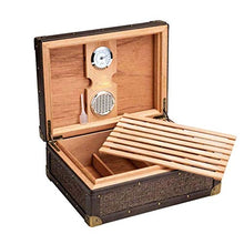 SMEJS Umidificatore con igrometro e umidificatore - termostatica Cigar Humidor con umidificatore e igrometro