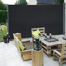 UISEBRT Tenda Laterale Avvolgibile per Balcone, Terrazza, Giardino, 180 x 300cm, Antracite