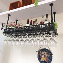 SILOLA Portabottiglie, mensola per Appendere Il soffitto in Ferro Stile Appeso Ferro Semplice Stile per Bar, ristoranti, cucine