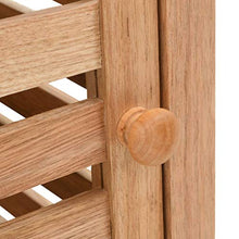 FAMIROSA Armadietto da Bagno in Legno Massello di Noce 39,5x35,5x123cm