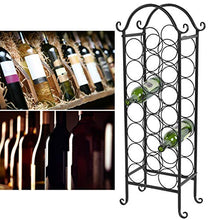 Pokerty9 Portabottiglie, espositore Multifunzionale per Vino, Metallo per Bar per Cantine