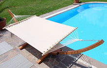 SAS AS-S Supporto para Amaca XXL 410cm Deluxe Nobile in Legno larice MOD. 'Dominica' con Amaca