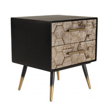 Macabane Dalie - Cassetti in abete, 44 x 38 x 50 cm, colore: Nero
