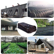 YAMAXUN Telo Parasole in Tessuto Parasole al 90% con Occhielli per Tettoia per Pergola,3m*6m