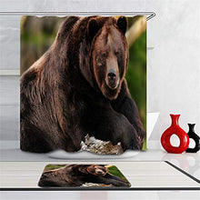LIYAN Combinazione Bagno. Immagini Chiare E Colori Vivaci Rendono Il Tuo Bagno Pieno di Vita. Accessori da Bagno. Giocare All'Orso Bruno.