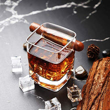 XINYA BAO Bicchiere per sigari, whisky, con porta sigari, adatto per bar, hotel, accessori per la casa e diversi tipi di club