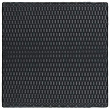 vidaXL Set Bar da Giardino 3 pz con Cuscini Polyrattan Nero