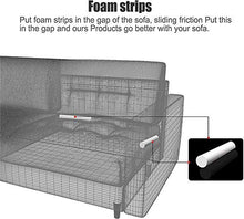 Hiseng Copertura Divano Elasticizzato Chaise Longue Copridivano Angolare Antiscivolo Copridivano Componibile per Divano a Forma di L 2 Pezzi Universale Protettore (Grigio Marrone,4 posti + 3 posti)
