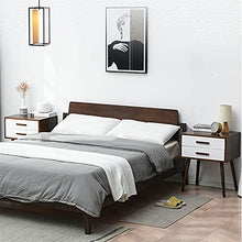 Yyqx Comodino In Legno Solido Intelligente Comodino Semplice Moderno Nordic Light Lusso Piccolo Armadio Con Noce Chiaro Colore Comodino Comodino