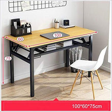JINPENGRAN Scrivania Desktop per Computer Semplice Desk,100 * 60cm