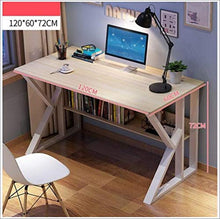JINPENGRAN Scrivania per la scrivania per Computer,120 * 60cm