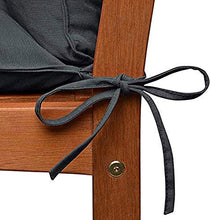 Cuscino per panca a 2 3 posti, per interni ed esterni, in cotone, rettangolare, per panca da giardino (120 x 48 cm, rosso)