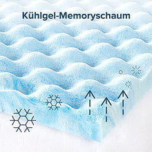 Zinus Topper in Schiuma Memory con Motivo a Spirale, 3,8 cm, Foam, 100 x 200 cm