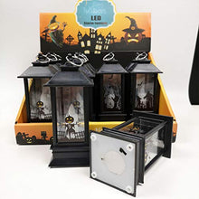 NUOBESTY Luci da Tavolo Halloween Luminose Lanterna Sospesa per Halloween Lampada Decorativa per Halloween per Ornamento Decorazioni per Feste di Halloween (1Pz)