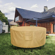 Sunkorto Table And Chair Cover Set, Waterproof, Wear Resistant, 239 cm, Light Brown