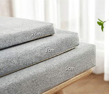 Yzzlh - Cuscino per panca da giardino, 2 o 3 posti, spessore 2/3/5 cm, per cucina, casa, esterno, 30 x 160 x 3 cm, colore: grigio chiaro
