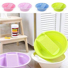 Plastica Washtub con Washboard ispessite Washtub per Il Lavaggio di Biancheria Intima del Bambino di plastica Lavabo, b