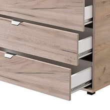 Cassettiera a 5 cassetti - Vincent - 90 cm, Rovere