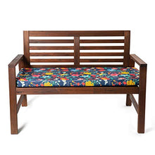 Celina Digby® - Cuscino impermeabile a 2 posti, con imbottitura in schiuma morbida (114 x 47 x 6 cm), motivo floreale di mezza estate