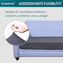 Granbest Premium - Fodera per Cuscino per Divano, Impermeabile, in Jacquard ad Alta Elasticità (1 Posto, Grigio)