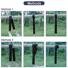 Diealles Shine Cinghie Pendenti Altalena per Alberi, 150cm Cinghie Amaca, Cinghie per Amaca All'aperto con Cuscinetti e Gancio di Protezione Dell'albero per Alberi Swing Amaca,Cuscinetto 500kg
